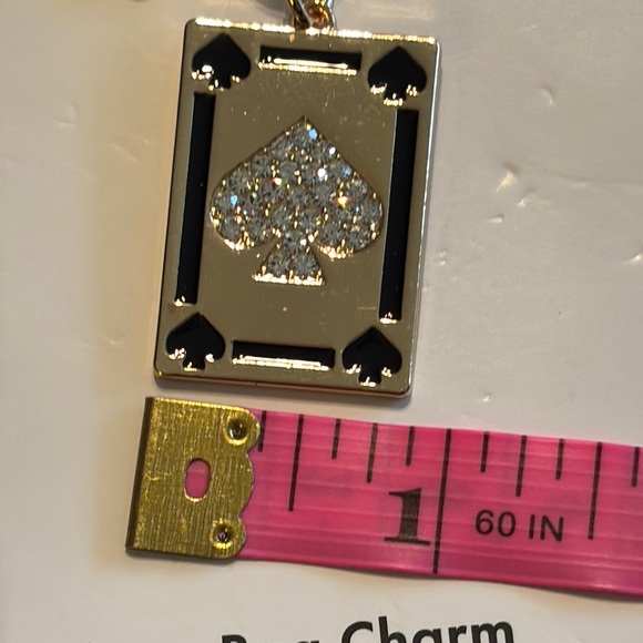 Kate Spade LIMITED EDITION x Target Playing Card Keychain Bag Charm - Picture 8 of 10
